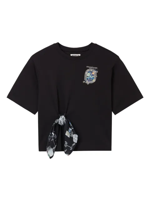 Musium Div. logo-embroidered T-shirt