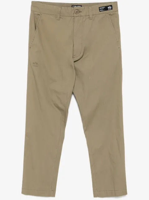 izzue pantalones con logo bordado
