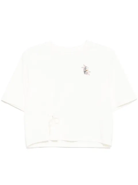 Musium Div. logo-embroidered T-shirt