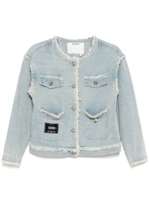 Musium Div. round-neck denim jacket