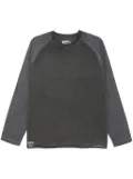 izzue contrasting sleeves t-shirt - Grey