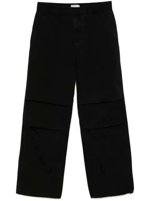 izzue logo-embroidered trousers
