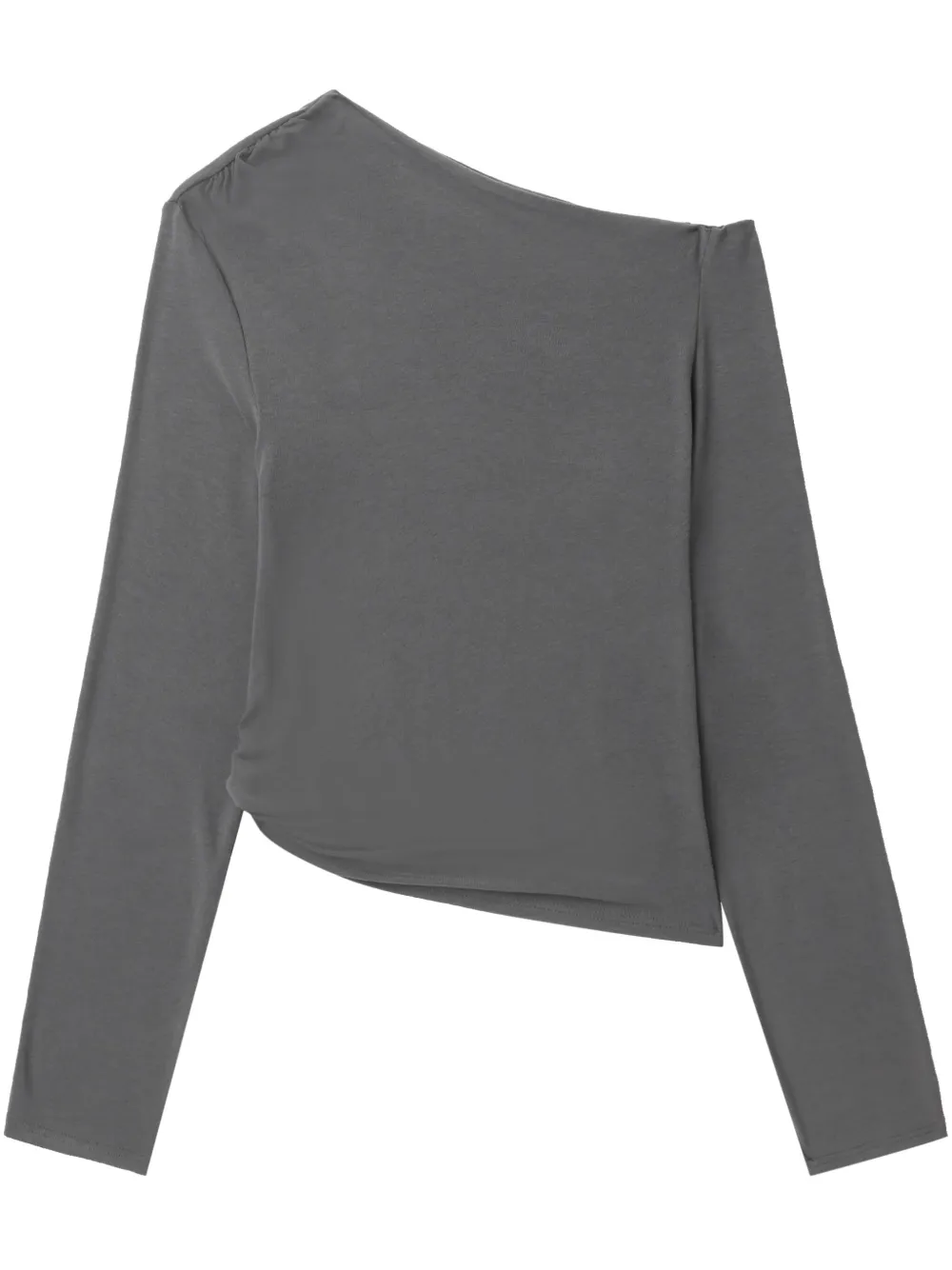 asymmetric-neck top