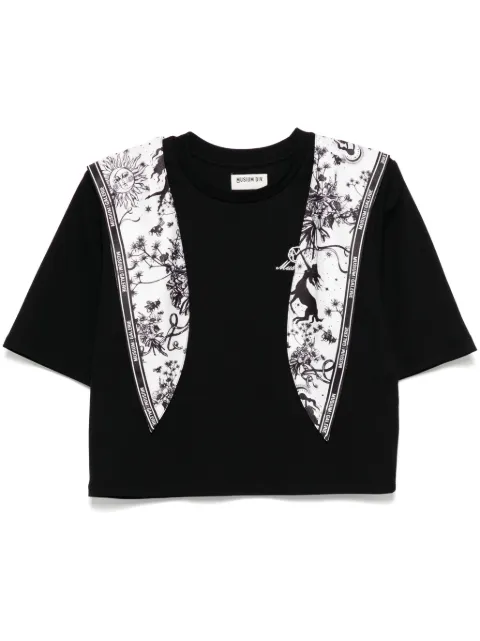 Musium Div. logo-embroidered T-shirt