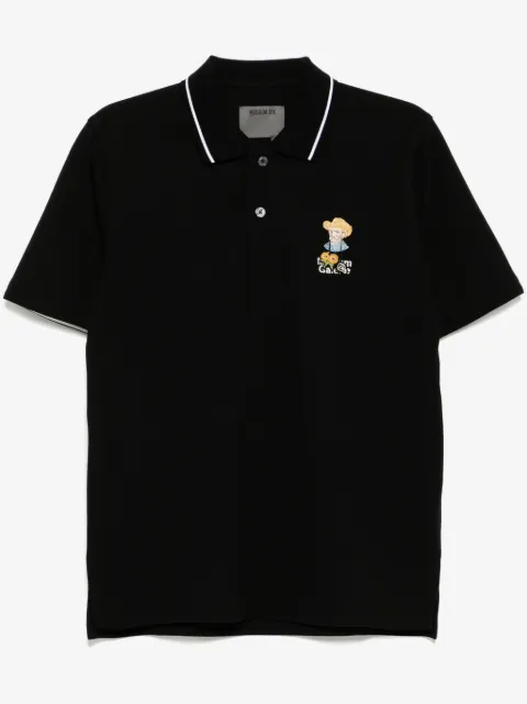 Musium Div. embroidered polo shirt