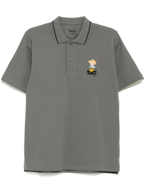 Musium Div. embroidered polo shirt