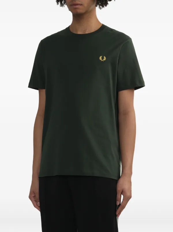 Fred Perry crew-neck T-shirt Green FARFETCH IN
