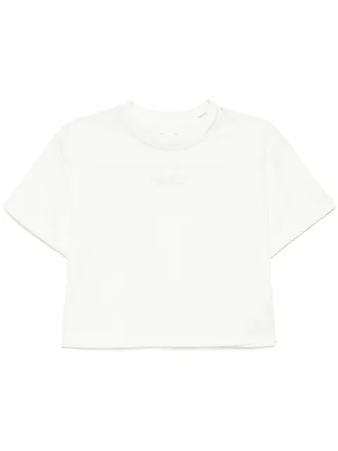 izzue logo-embroidered T-shirt