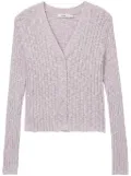 b+ab ribbed cardigan - Pink