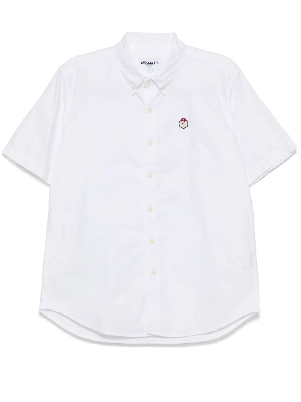 CHOCOOLATE camisa con parche del logo | blanco | Image 1