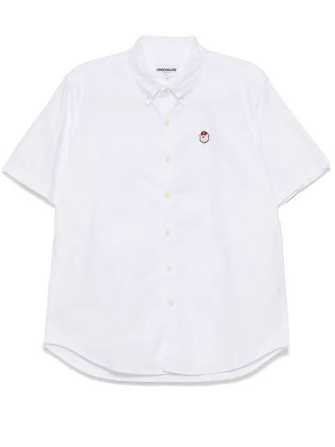CHOCOOLATE logo-patch shirt