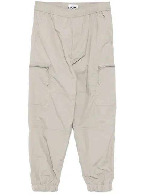 izzue pantalones con logo estampado