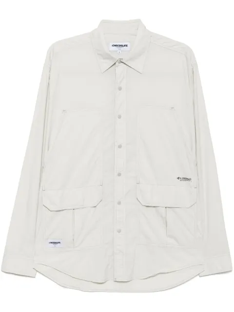 CHOCOOLATE logo-print shirt