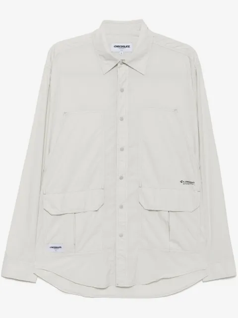CHOCOOLATE logo-print shirt
