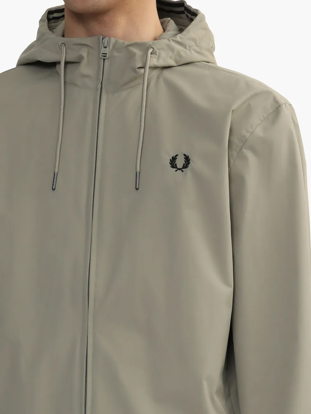 Fred Perry Jack met geborduurd logo Grijs