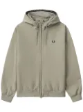 Fred Perry logo-embroidered jacket - Grey