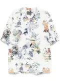 Musium Div. graphic-print shirt - White