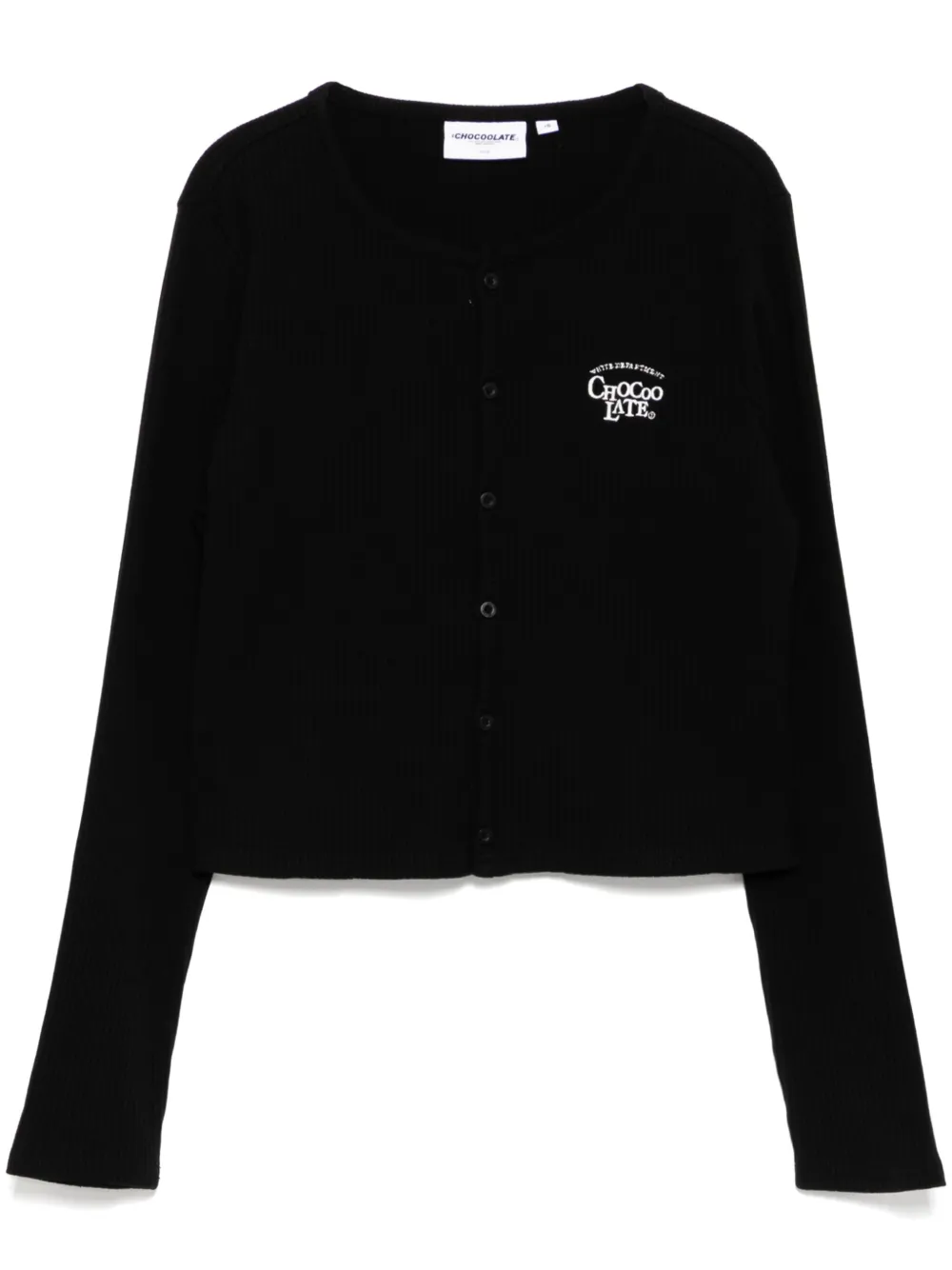 logo-embroidered top