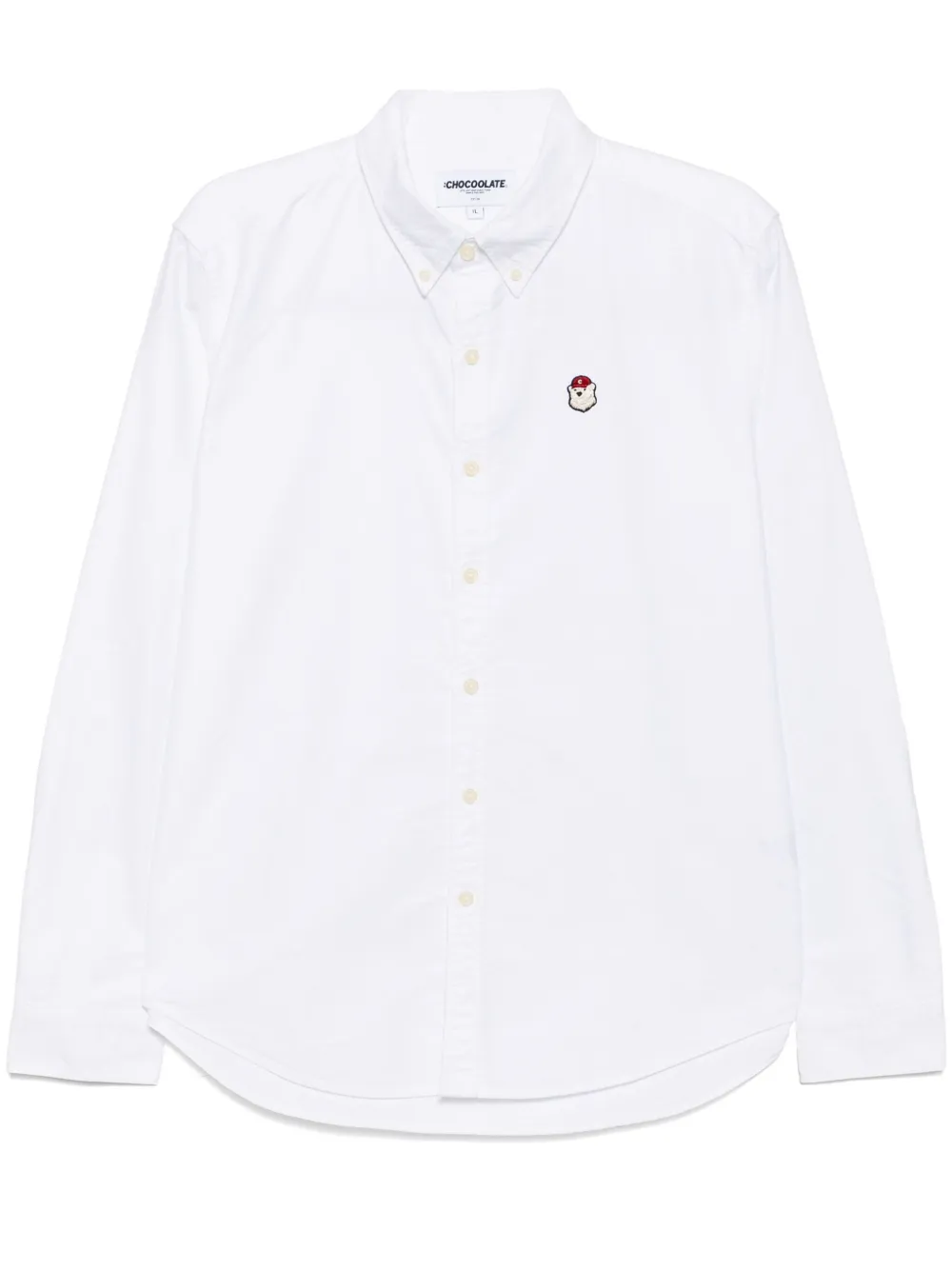 logo-patch shirt