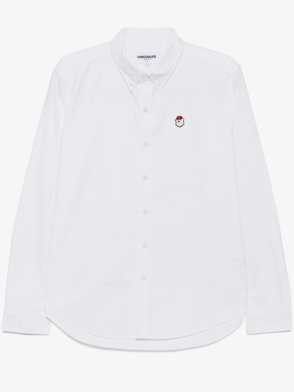 CHOCOOLATE logo-patch shirt | White | Image 1