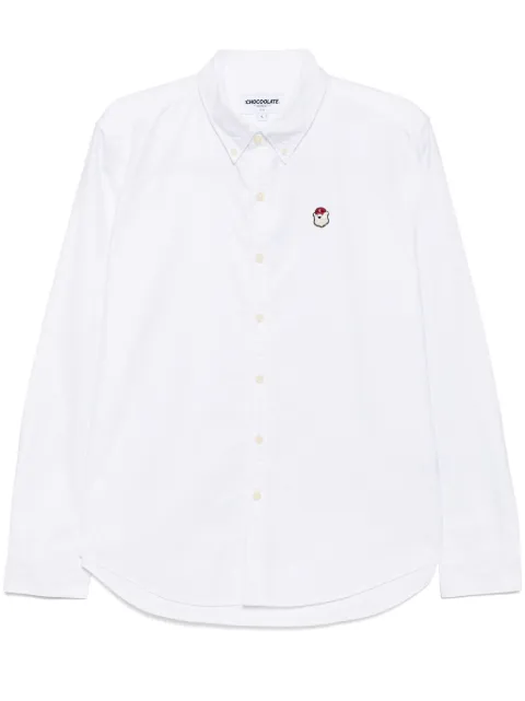 CHOCOOLATE Hemd mit Logo-Patch