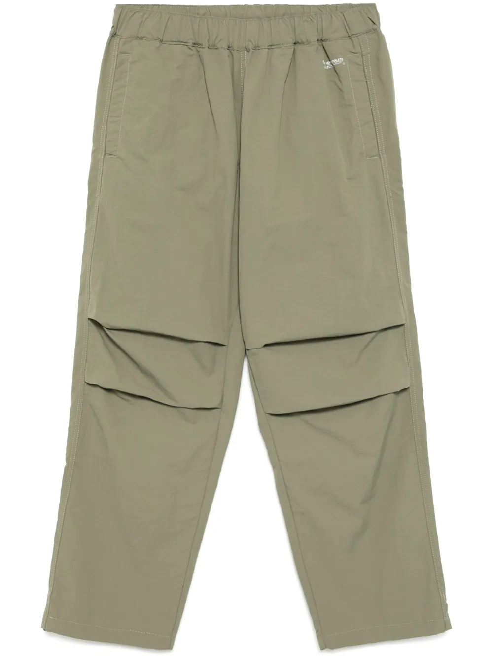 CHOCOOLATE logo-print trousers | Green | Image 1