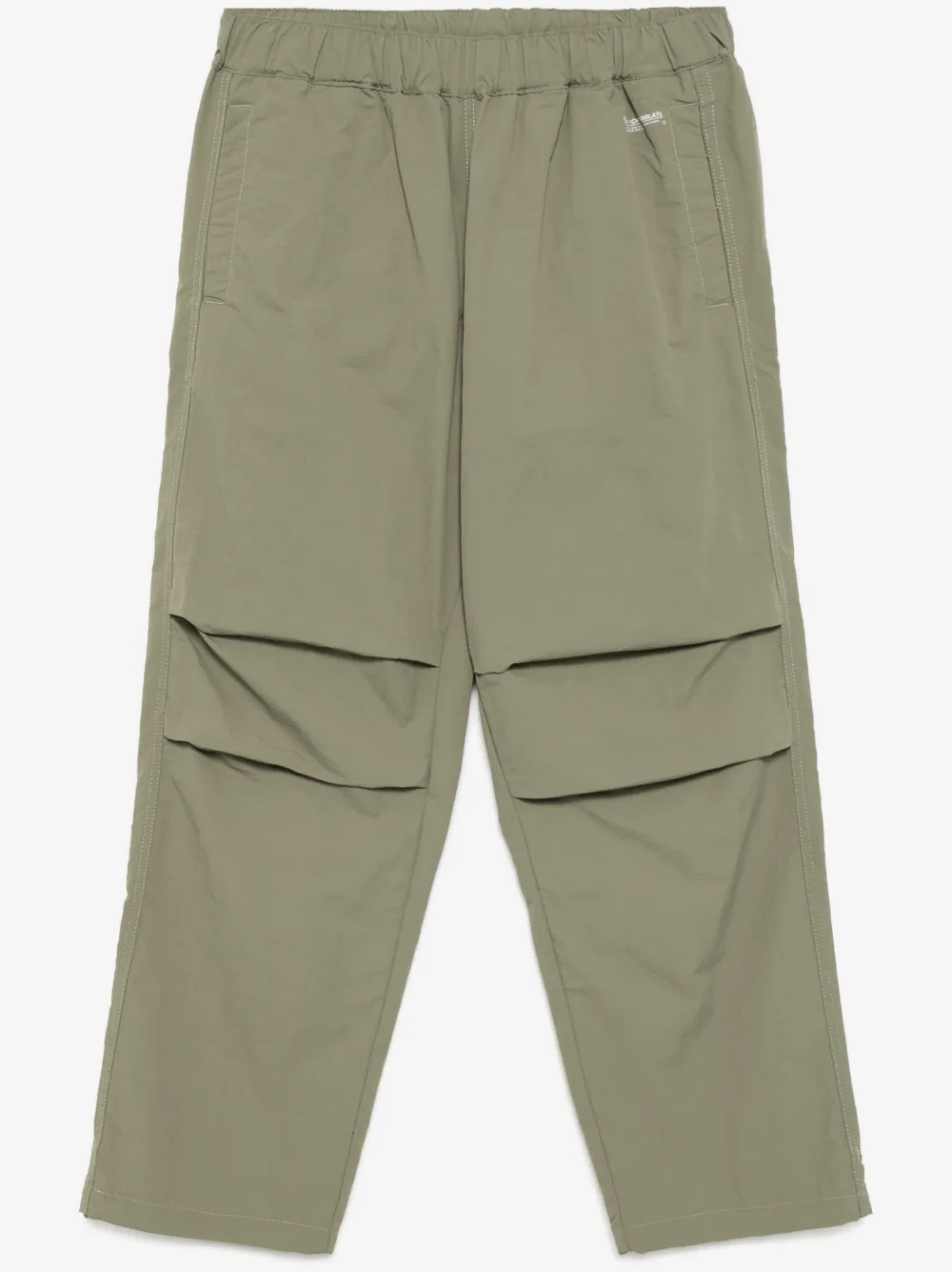CHOCOOLATE logo-print trousers | Green | Image 1