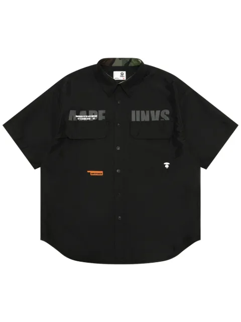 AAPE BY *A BATHING APE® logo-print shirt 