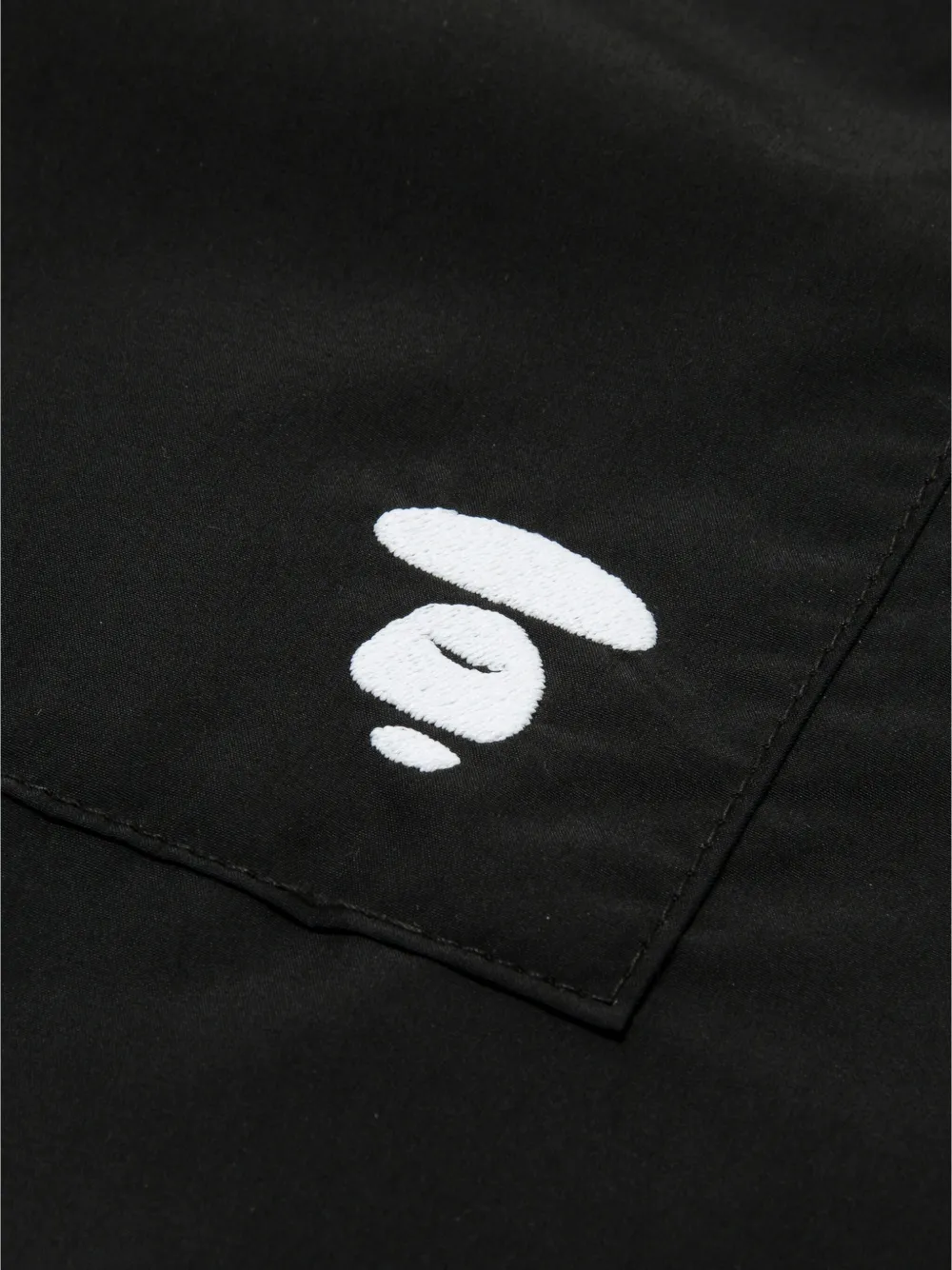AAPE BY *A BATHING APE Overhemd met logoprint Zwart
