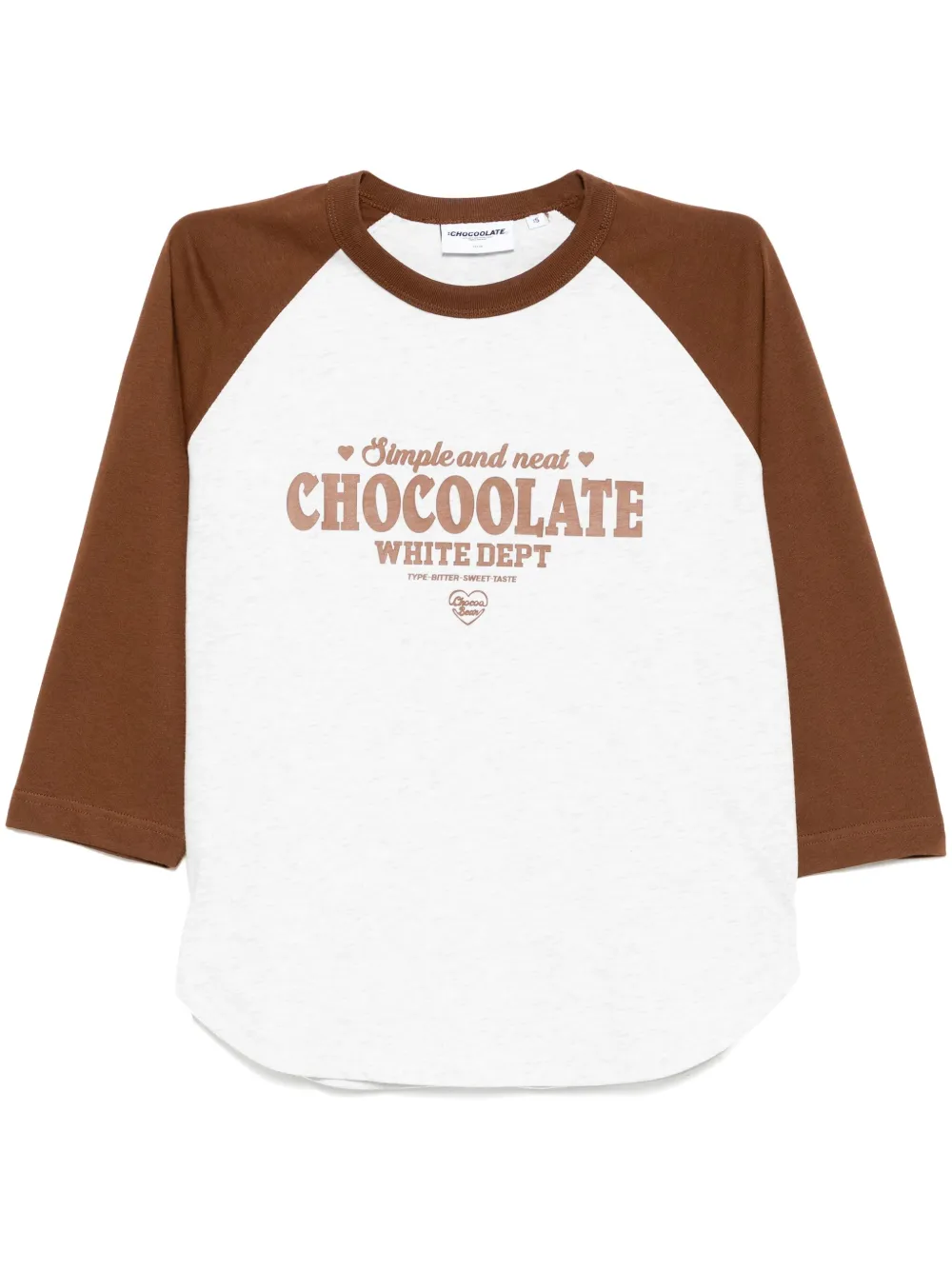 CHOCOOLATE playera con logo estampado | marrón | Image 1