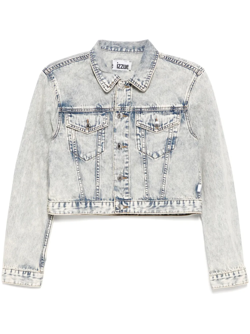 IZZUE CROPPED DENIM JACKET 