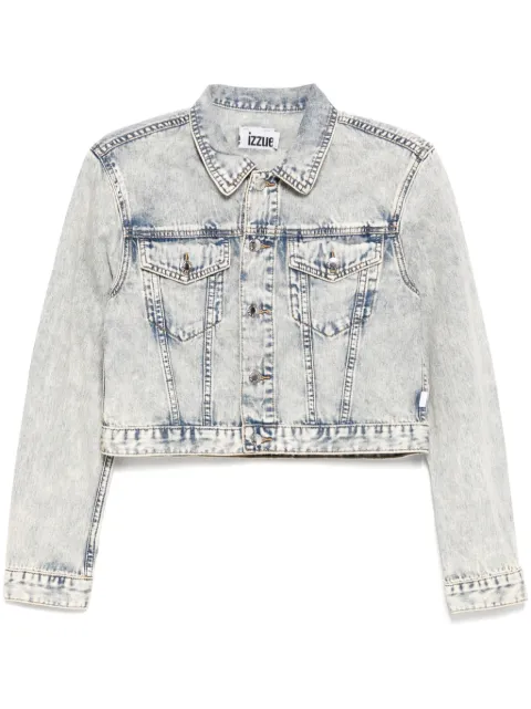 izzue cropped denim jacket