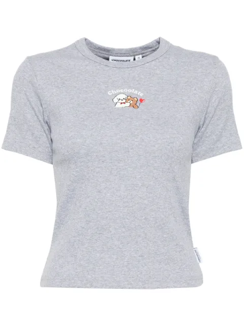 CHOCOOLATE t-shirt à logo brodé