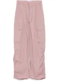 izzue drawstring cargo trousers - Pink