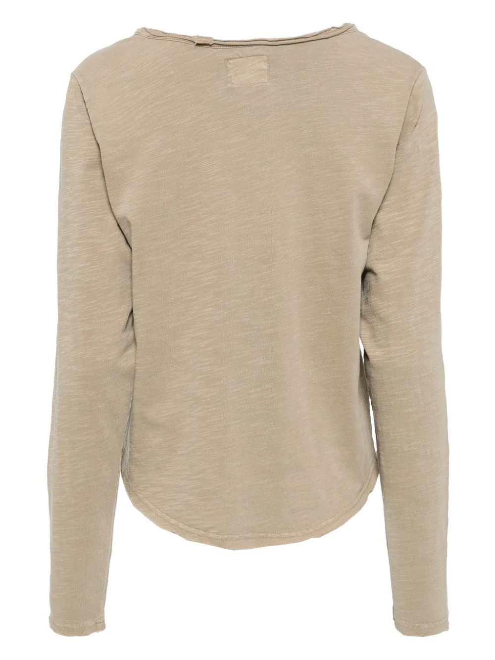 izzue T-shirt met lange mouwen Beige