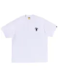 A BATHING APE® logo-embroidered T-shirt - White