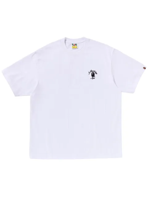 A BATHING APE® logo-embroidered T-shirt 