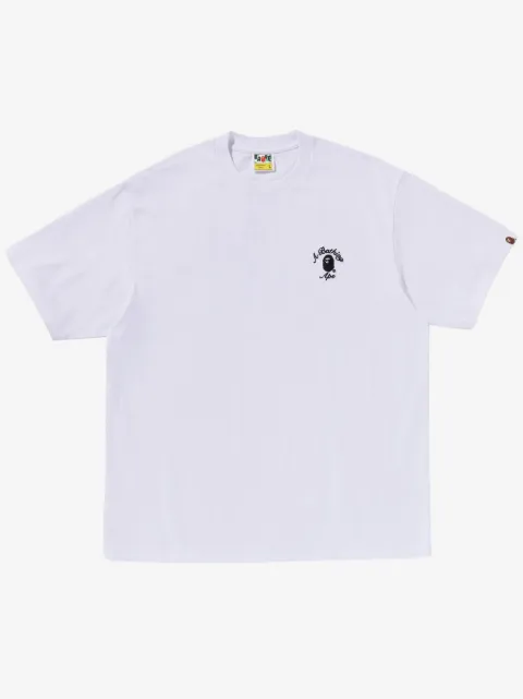 A BATHING APE® t-shirt à logo brodé