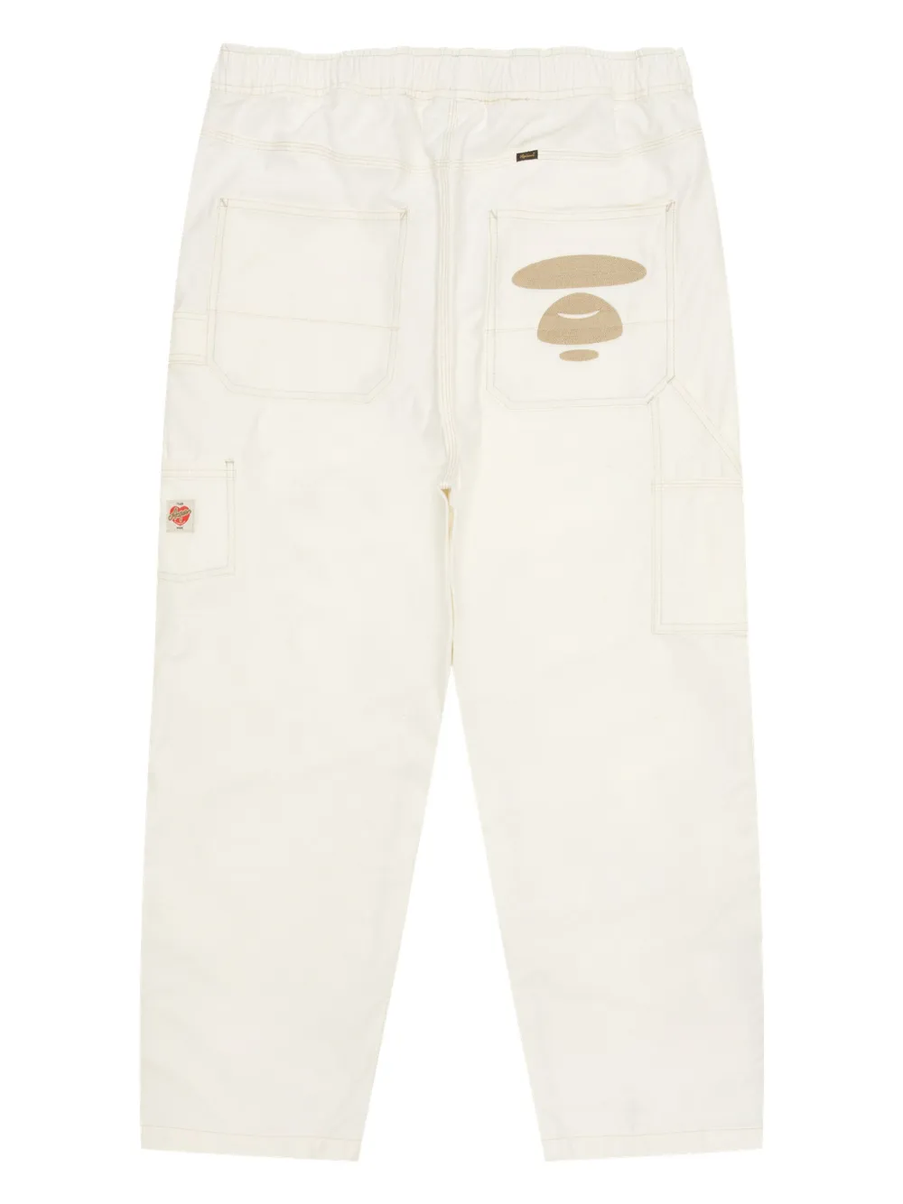 AAPE BY *A BATHING APE® logo-patch trousers | Wide Leg Pants | Image 2