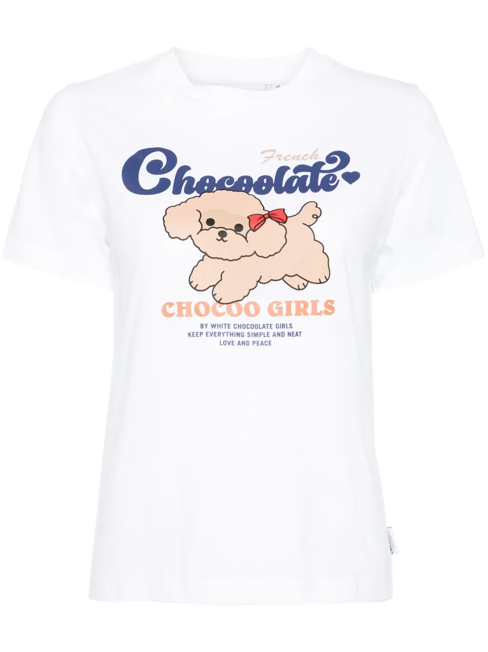 CHOCOOLATE playera con estampado gráfico | blanco | Image 1