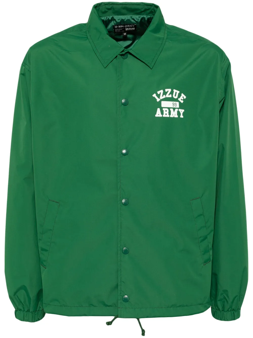 izzue chamarra con logo | verde | Image 1