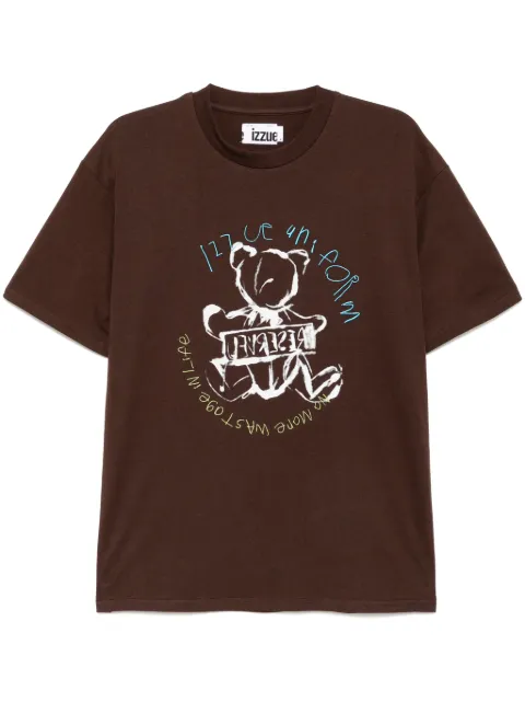 izzue graphic-print t-shirt