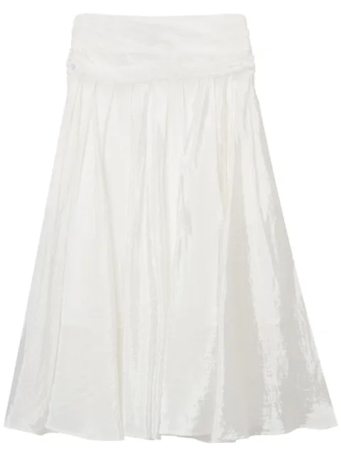 b+ab pleated midi skirt 