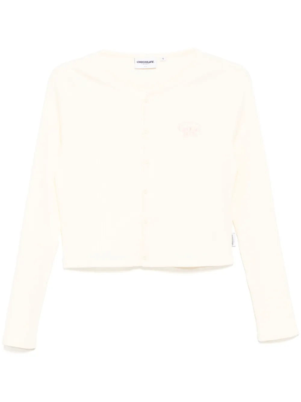 logo-embroidered top