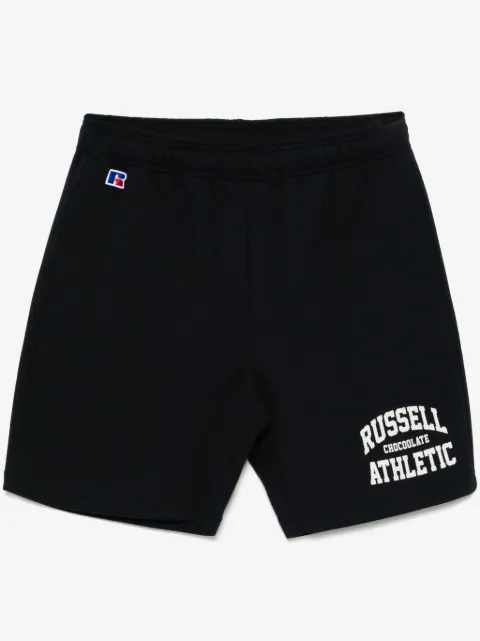 CHOCOOLATE logo-print shorts