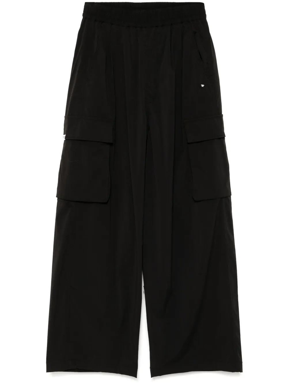 CHOCOOLATE wide-leg cargo pants | Black | Image 1