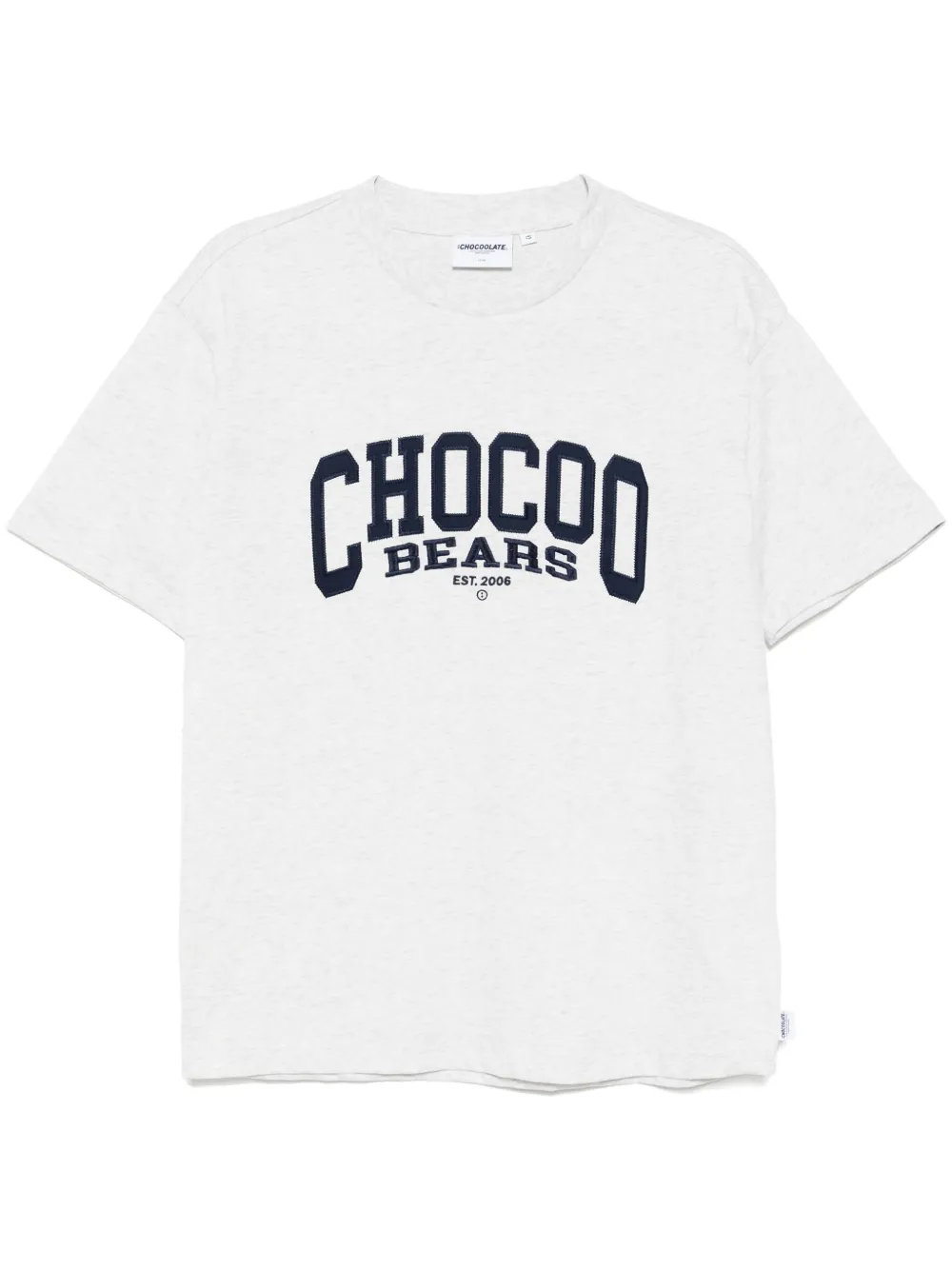 logo-embroidered T-shirt