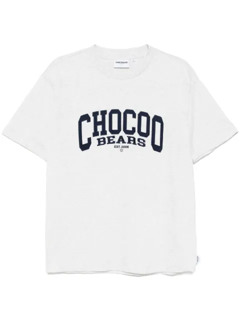CHOCOOLATE logo-embroidered T-shirt