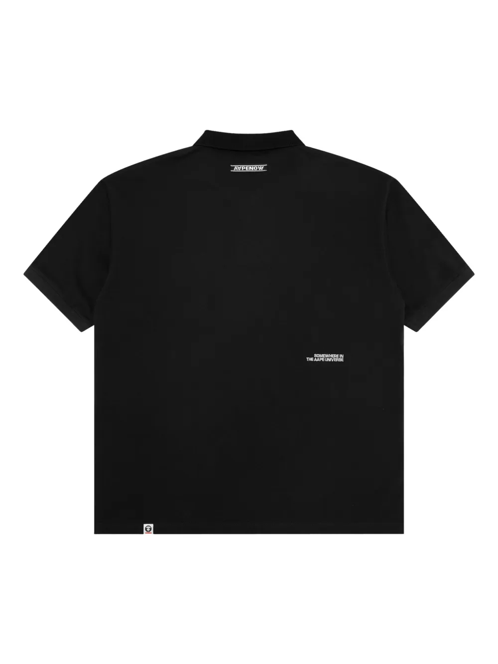 aapeby*abathingape AAPE BY *A BATHING APE Katoenen poloshirt - Zwart