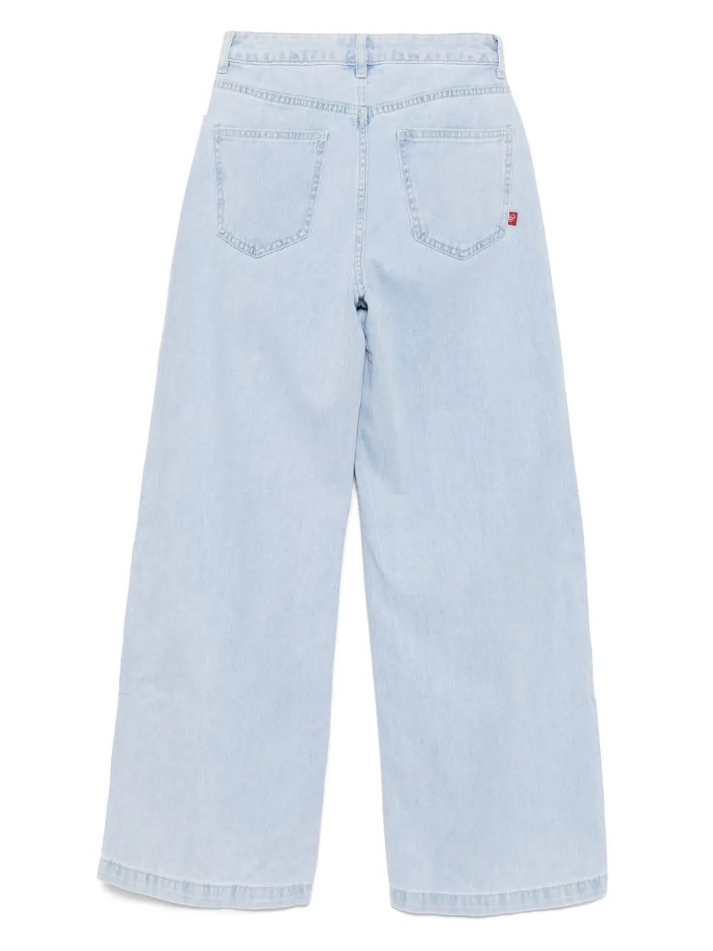 CHOCOOLATE Jeans met wijde pijpen - Blauw